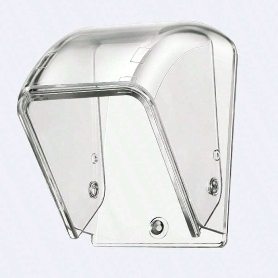 Transparent Waterproof Wireless Doorbell Cover - Dustproof & Rainproof Button Protector For Outdoor Use, Plastic Material, No Battery Required, Fits Standard Doorbells, Weather-Resistant Protection For Home Security, Waterproof Door Cover