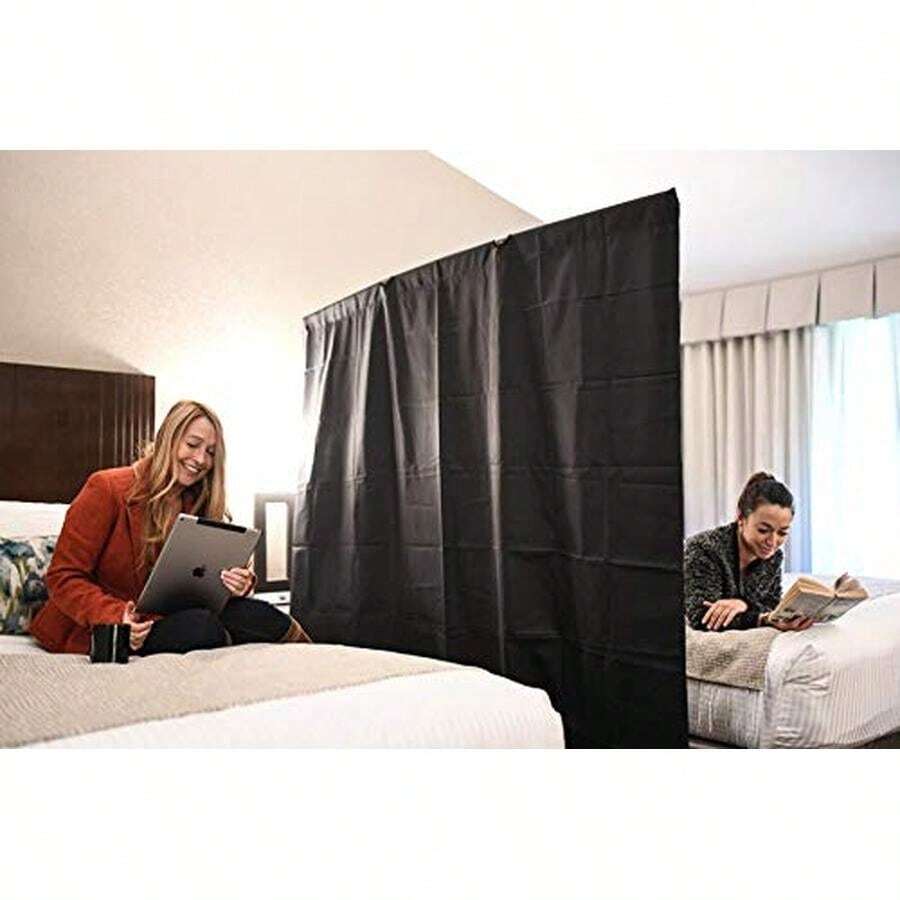 Portable Room Divider| Privacy Screen| Room Divider For Education, Clinics, Biometric Screenings, Health Screenings And Travel| No Tools Required| Dark Blue - 1 - View 1
