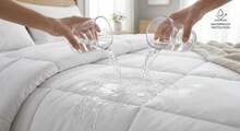 Waterproof Duvet And Pillow 10.5 Tog Warm Cosy Polypropylene Material Available To Select From Single And Double Sizes - White - View 1