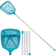 1pc Pool Cleaning Net, Pool Rake And Deep Pool Skimmer Net, Dense Mesh, Detachable Pole, Suitable For Cleaning Swimming Pools, Fish Ponds, Hot Tubs, Spa Tubs And Fountains, Standard Pole - Encrypted Fishing Net - View 12