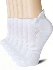 20 Pairs Men's White Low-Cut Mesh Socks, Breathable And Comfortable, With Arch Support, Suitable For Ankle Wear. - Multicolor - View 2