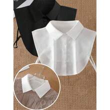 Detachable Fake Collar, Unisex, Business Casual, Versatile, Sleeveless - Multicolor - View 2