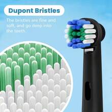Replacement Brush Heads Compatible With Electric Toothbrushes, Compatible Models: 1000, 1500, 3000, 6000, 7000, 7500, 8000 Series Professional Electric Toothbrushes - Black - View 2