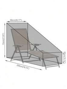 Heavy Duty Waterproof And Tear-Proof Outdoor Furniture Set - Rectangular Patio Table And Chair Protector For Outdoor, Patio And More Furniture - With Elastic Drawstring And Buckle Design - Effectively Protect Your Furniture - Outdoor Lounge Chair Cover - View 4