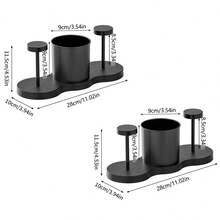 Desktop Disposable Cup Holder, Arranges Disposable Cups, Sugar Sticks And Tea Bags In One Place, Reduces Counter Clutter, Save Countertop Space,Ideal For Home Kitchen, Coffee Corner, Office, Dorm, Small Apartment And Commercial Beverage Counter. - Multicolor - View 15