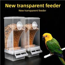2 cái máy cho ăn tự động cho vẹt, tách vỏ và hạt, chống đổ cho vẹt/cockatiel, hộp cho ăn treo tích hợp chống nước - 2 cái - Xem 14