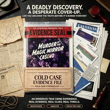 Série Hidden Killer - Casino - Jeu de mystère non résolu, 27 pièces de preuves physiques - À l'intérieur du dossier de l'affaire, vous pouvez trouver des articles de journaux, des images de vidéosurveillance, des dossiers de prison, des archives de réseaux sociaux, des rapports de police, des plans, des enregistrements de téléphone/SMS, des rapports de médecin légiste, des cartes, des déclarations de témoins, etc. Plongez dans les divers indices de cas suspects et trouvez les réponses! - Meurtre au casino - Voir 3