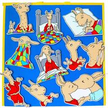 hoojojo 17Pcs Felt Storytelling Set For Llama Llama Red Pajama, Interactive Storytelling Props, Role-Playing Toy, Reading Learning Teaching Aid, Classroom Interactive Game, Back-To-School Supplies - Multicolor - View 5