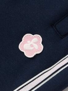 Balabala BalaOne 女孩抓絨內裡運動長褲 秋冬保暖運動服 - 深藍 - 查看 6