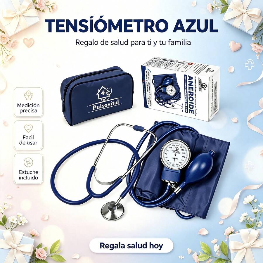 Pulsovital Blood Pressure Monitors & Accessories - Blue - View 1