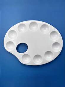 White Plastic Paint Palette, Watercolor Mixing Tray, Suitable For Painting Parties, DIY Crafts And Art Painting - Plastic Palette - View 5