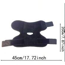 1pc/2pcs Unisex Adjustable Ankle Compression Strap, Suitable For Football, Running, Hiking, Basketball And Multiple Outdoor Sports Ankle Support Brace - Black - View 6