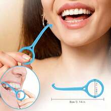 10pcs Dental Braces Removal Hooks (Random Color) Portable Braces Removal Tool, Convenient Fast Time-Saving Effort-Saving, Avoid Bacteria Transfer From Hands To Mouth, Protect Nails, Clean And Hygienic, Compact And Easy To Carry, Fake Braces, Teeth - Multicolor - View 5