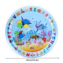Children's Inflatable Water Park Mat, Supports Physical And Sensory Development, Colorful Underwater Scene, Comes With Floating Toys (Random Style) - Multicolor - View 46