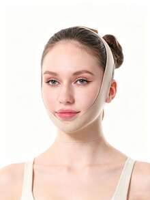 1 Women's V-Face Lifting Face Bandage, Face-Lifting Mask, Sleep Chin Strap, Breathable Face Mask-Suitable For Daily Use And Back-To-School Season - Multicolor - View 5