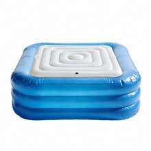 Miumaeov Inflatable Hot Tub Cover Thickened PVC  Insulated Spa Lid Waterproof Dustproof Outdoor Spa Protective Cap - A - View 6