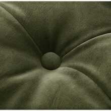 Ultra-Comfortable Round Seating Cushion - 40x40 Cm Fluffy Style - Olive Green - View 5