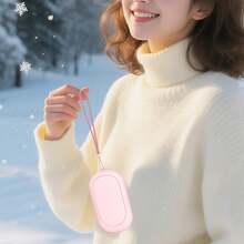 2pcs Rechargeable Hand Warmers, Reusable Portable Glove Pocket Hand Warmers, Heater, Unisex, Essential Winter Accessory For Outdoor, Christmas And Halloween Gift - Multicolor - View 9