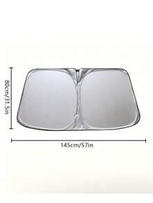 Portable Universal Car Windshield Sunshade - Interior Heat Insulation Front Windshield Cover, Summer Car Front Windshield Sunshade, UV Protection And Heat Insulation Sunshade - Car Sunshade - View 7