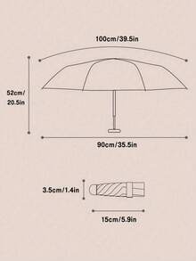 1pc Capsule Folding Umbrella, High-Quality Waterproof, Sun Protection, UV Protection, Foldable - Multicolor - View 4