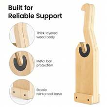 Weight Bar Storage Rack With Anti-Slip Handle, Barbell Holder For Weightlifting Training, Practical Fitness Equipment Accessory - 1 - View 7