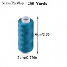 50pcs Home DIY Sewing Machine Small Thread Hand Sewing Thread 402, Each Roll Approx. 350m/137.8in, Used For DIY Handmade Sewing Thread Needle Set, Sewing Thread, Cross Stitch, Suitable For Mending, Used For Handmade Sewing, Quilting And Sewing Machine - Set A - View 7
