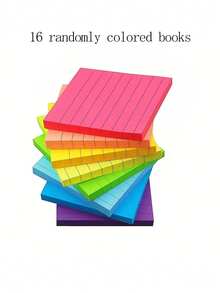 Colorful Lined Sticky Notes, Macaron Rainbow Style, Solid Fluorescent Background With Printed Line Pattern, School Supplies, Back To School, Desk Accessories, School, School Essentials, Classroom, Office Supplies, Stickers, Back To School Supplies, Room Decor, Teacher Supplies, Teacher, Scrapbooking Supplies, Classroom Decor, Teacher Related, Art Supplies, Notebook, Stationery, Office Decor, Sticky Notes, Memo Pads - one-size - View 12