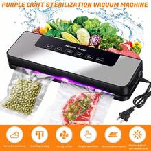 Automatic Vacuum Sealer Machine With External Vacuum Tube, 30cm Sealing Width Dry & Wet Food Modes, One Touch Operation Detachable Design For Kitchen Food Storage Preservation, Household Food Saver, Practical Housewarming Gift For Home Cooks - Silver - View 1
