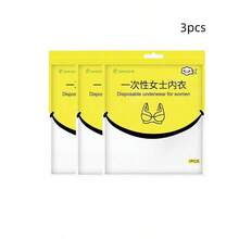 1pc Disposable Women's Underwear For Travel And Business Trips, No-Wash Bra, Portable Vest-Style Daily Disposable Bra, Individually Packaged - View 10