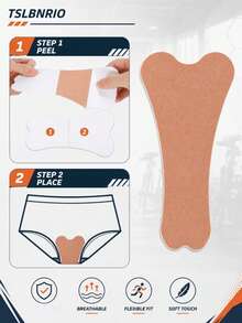 10pcs Women's Invisible Panty Liners, Discreet Coverage Inner Lining, Suitable For Panties, Leggings, Shorts, Dresses - Orange Color - View 4