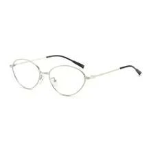 1 Pair Vintage Exquisite Y2K Style Women's Cat Eye Non-Prescription Computer Glasses, PC Lenses, Anti-Fatigue, Metal Frame, Decorative Casual Eyewear - Multicolor - View 5