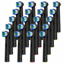 Replacement Brush Heads Compatible With Electric Toothbrushes, Compatible Models: 1000, 1500, 3000, 6000, 7000, 7500, 8000 Series Professional Electric Toothbrushes - Black - View 10