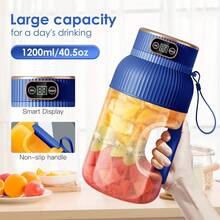 Fruit Juicer, Portable Multi-Function Beverage Cup, Upgraded 10-Blade Large Capacity Portable Juicer, Multi-Function Juicer Blender For Vegetables, Fruits And Smoothies, Rechargeable Juicer, Portable Blender For Sports, Travel And Outdoor - Multicolor - View 3