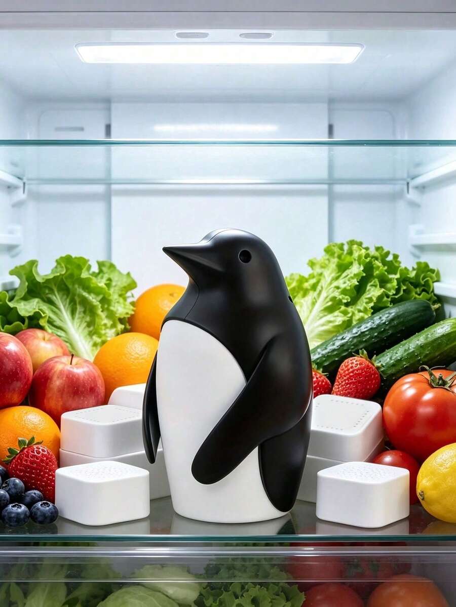 1pc Penguin Shaped Refrigerator Deodorizer Box, Baking Soda Fridge ...