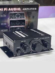 AK-170 Nuevo Amplificador de Audio para RV 12V Universal Mini Amplificador de Escritorio Adecuado para Altavoces de Casa, Coche, Motocicleta, Coche, MP3 de Computadora - Amplificador - Ver 5