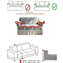 1件裝 抓絨布防滑彈性裝飾沙發套 提花葉片圖案 防寵物防塵沙發套 適用1/2/3/4人座沙發 全季節通用 - 彩色 - 查看 15