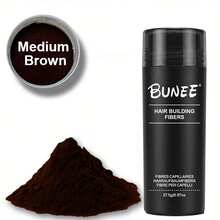 BUNEE Hair Fiber 27.5g Hair Cutline Filling Fiber Powder Instant Thickening Invisible Hair Care Dense Hair Booster - Multicolor - View 8