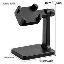 1pc Adjustable Smartwatch Charging Stand, Universal Rotating Watch Charging Dock, Smartwatch Desktop Storage Rack, Black And White Colors Available - Multicolor - View 2