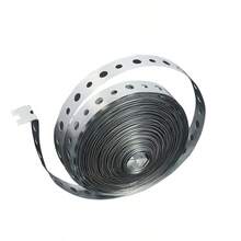 2pcs Galvanized Iron Roll With Perforated Hanging Strap - Dual Hole Design, 118 Inch Long Galvanized Metal Strap, Flexible Fixing, Corrosion-Resistant Support Roll, Suitable For Pipe Support, Pipe Fixing, Home Renovation, HVAC Installation, Various DIY Repairs - 2-pack 3m Iron Coil Tape - View 7