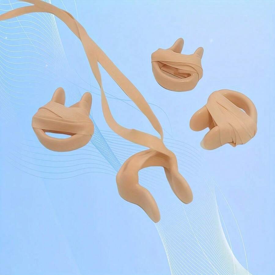 Waterproof Rubber Nose Clip With Anti-Slip Latex Strap, Suitable For Swimming Pool, Diving, Water Sports Training - Multicolor - View 1