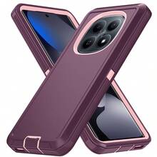 Military-Grade Shockproof Heavy-Duty Full-Body Protective Phone Case, Anti-Scratch Durable 3-In-1 Protective Cover For IPhone, Galaxy, HONOR And Other Smartphones Birthday Gift - Wine Red Powder - View 104