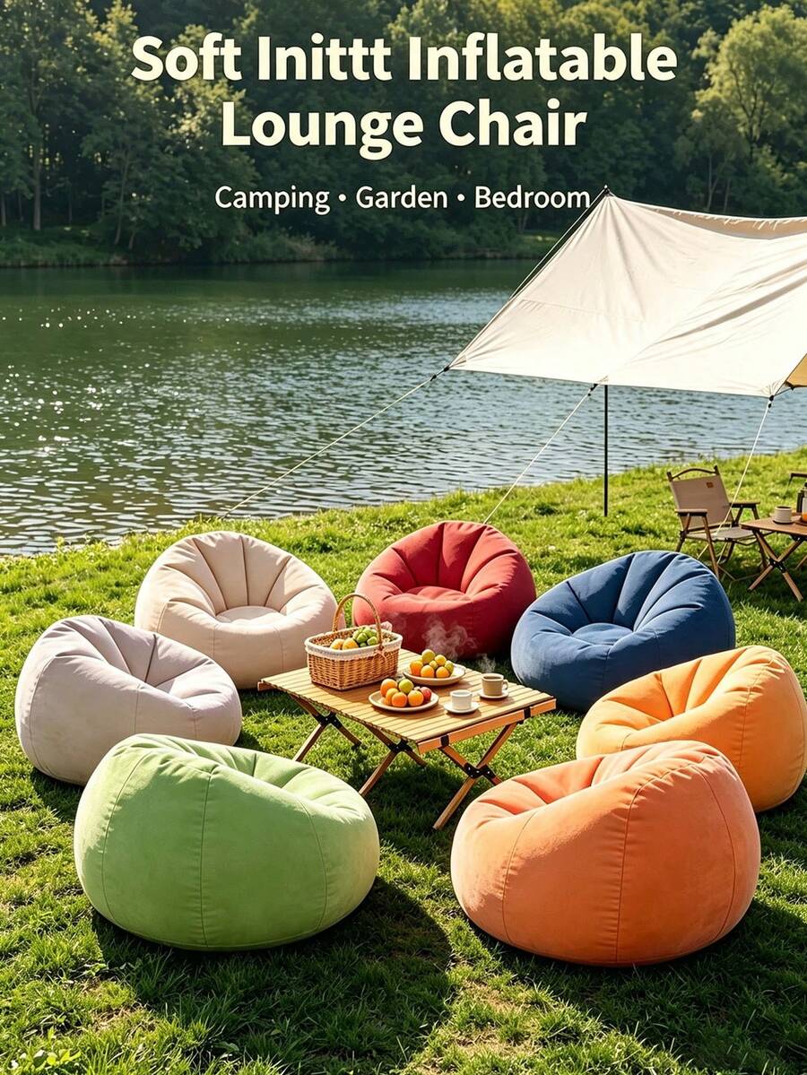 Inflatable Sofa Slouchy Chair Foldable Portable Slouchy Sofa Suitable For Living Room Bedroom Balcony Outdoor Camping Perfect Gift For The Whole Family Most Comfortable Sofa - New Model - View 1