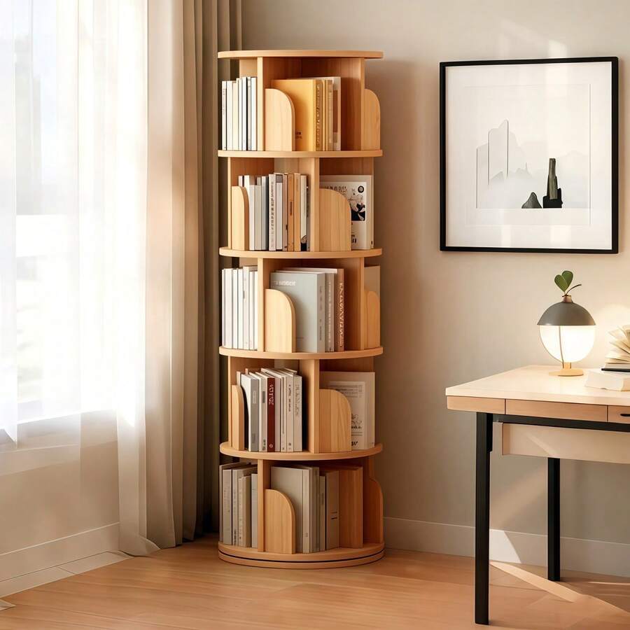 Bookcases - Wood + 5 + MDF - View 1