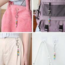 8pcs DIY Beaded Keychain Making Materials, Blank Metal Keychain Bars, Suitable For Making Beaded Keychains, Unisex, Ideal Choice For Holiday Or Birthday Gifts. - Chain Bead Clasp - View 6