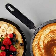 Russell Hobbs Sartén para crepes, sartén para panqueques, mármol metálico, antiadherente, sartén plana para tortilla, apta para inducción, mango suave, utensilios de cocina de aluminio forjado, fácil - Ver 8