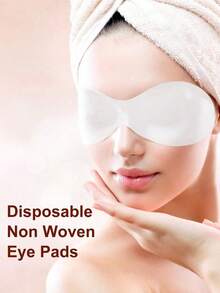 200/100/5pcs Disposable Non-Woven Eye Care Pads/Patches, Suitable For SPA Treatment, DIY Skincare And Moisturizing Applications - Multicolor - View 5