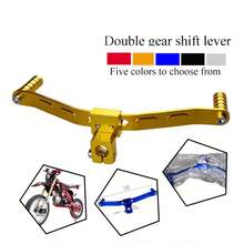1 pieza Palanca de cambio de motocicleta mecanizada por CNC, accesorio de cambio universal ajustable antideslizante y resistente al desgaste - A - Ver 4