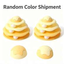 Interactive Cat Track Toy, 3-Layer Rotating Ball Toy, Suitable For Indoor Cats, Educational And Boredom Relief, Relieves Adult Cats' Boredom And Anxiety, Detachable Cat Tower Ball, Combines Play And Training Functions, An Educational Toy - Multicolor - View 12