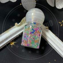 Glass Micro Beads For DIY Nail Art, UV Epoxy Resin Crafts, Candy Color Transparent Glass Caviar Beads Filler - A - View 10