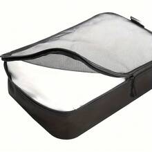 1pc Visible Mesh Top Travel Storage Bag, Thickened Nylon Fabric + Mesh Top Design, Clothes & Luggage Organized And Easy To Find, Quick Access Without Clutter, Essential For Business Trips And Vacations - View 7